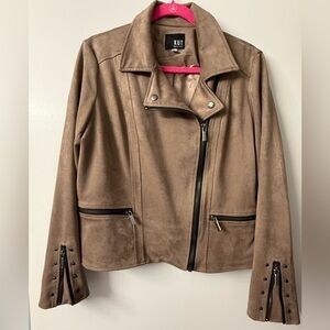 Kut from the Kloth Women's Faux Suede Moto Jacket